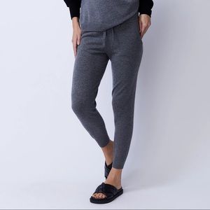 Monrow Gray Cashmere Sweatpants 